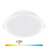 Downlight led empotrable modelo meson color blanco 5,5 w 550 im, pack 3 unidades
