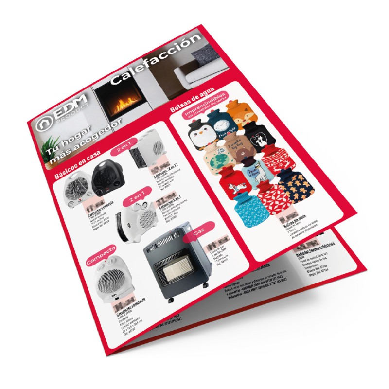 Folleto promocional calefacción castellano