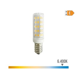 Bombilla tubular de led e14 6,5 w 800 lm 6400k luz fría