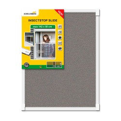 Mosquitera con marco extensible para ventanas y persianas blanco 50 x 75-142 cm
