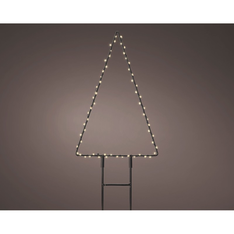 Estaca microled en forma de pino para exterior 18 x 0,6 x 27cm