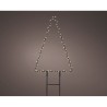 Estaca microled en forma de pino para exterior 18 x 0,6 x 27cm