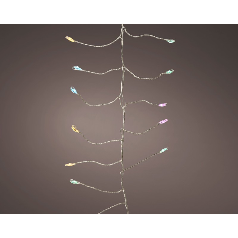 Guirnalda microleds parpadeante, 480 leds, multicolor suave