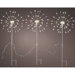 Estaca microled en forma peluso parpadeante para exterior ø25 x 45 cm