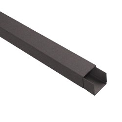 Canal grafito 2 m 10 x 20 mm c/adhesivo (precio por metro)