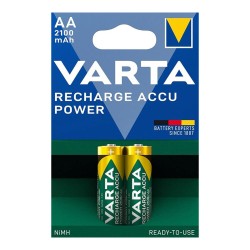 Pila recargable accu power aa - hr6 2100 ma (blister 2 uds) ø14,5 x 50,5 mm