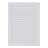 Rejilla ventilacíón rectangular empotrable con mosquitera abs 137x207mm blanco