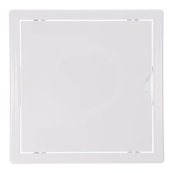 Tapa de registro cuadrada empotrable abs 20x20cm blanca