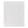 Tapa de registro rectangular empotrable acero 20x25cm blanca