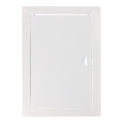 Tapa de registro rectangular empotrable acero 20x30cm blanca
