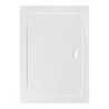 Tapa de registro rectangular empotrable acero 20x30cm blanca