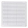Rejilla ventilación cuadrada con tapones y mosquitera 300x300x7mm abs blanca
