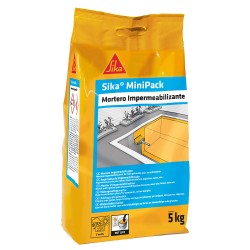 Mortero de impermeabilización sikaminipack gris 5 kg