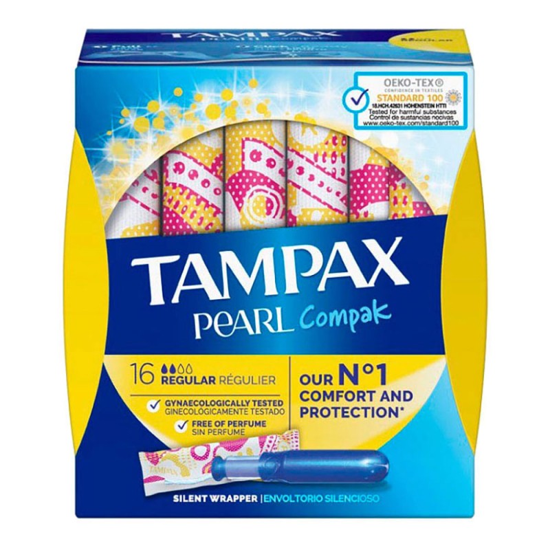 Tampon pearl regular 16 uds