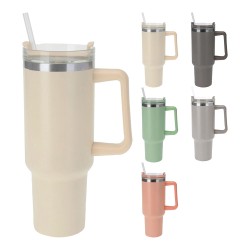 Taza termo de viaje 1200 ml colores surtidos