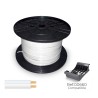 Cable paralelo 48v 2 x 0,75 mm blanco 500 m. (bobina mediana)