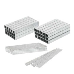 Grapas variadas, 20ga t50 10 mm, 12mm + clavos 18ga f 15 mm, 7500 uds