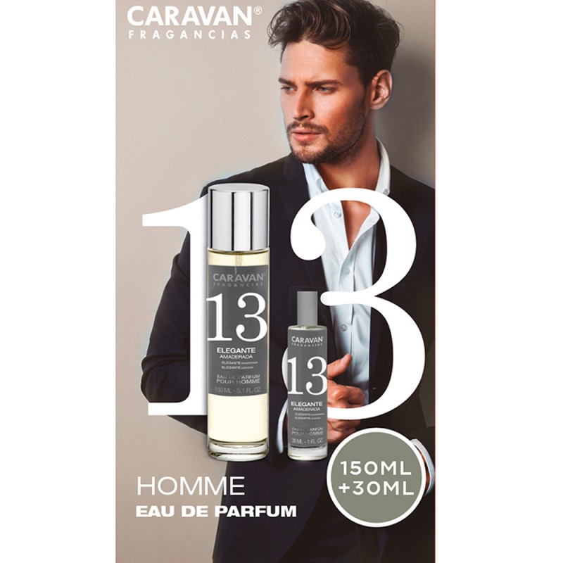 Estuche eau de parfum caravan n 13, 150 + 30 ml señor