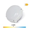 Aplique led circular blanco 12 w 4000k luz día ip65 ø19,2 x 7,2 cm