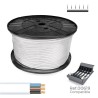 Manguera plana 3 x 1,50 mm blanca, 200 m. (bobina grande)