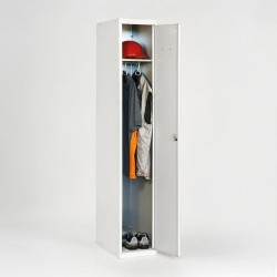 Taquilla desmontada 1 puerta ancho 30 x 50 x 180 cm