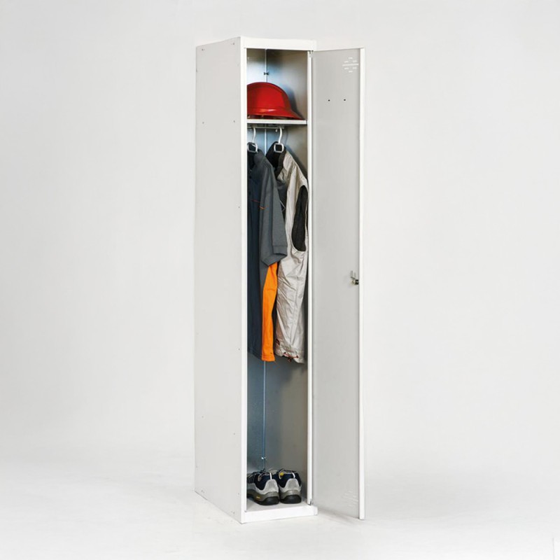 Taquilla desmontada 1 puerta ancho 30 x 50 x 180 cm