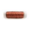 Alambre forrado con bobina n° 6 cobre, calibre 0,40 mm x 50 m