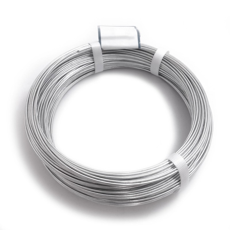 Alambre zincado n° 14, 1500 gr, calibre 2,20 mm x 50 m