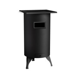 Barbacoa / calientaplatos redonda ø42 x 78,4 cm