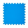 Protector de suelo de piscina, azul. 50 x 50 cm. 9 unidades