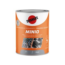 Imprimación sintética antioxidante minio gris mate 750 ml