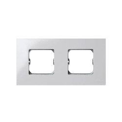 Marco doble serie 27 play blanco