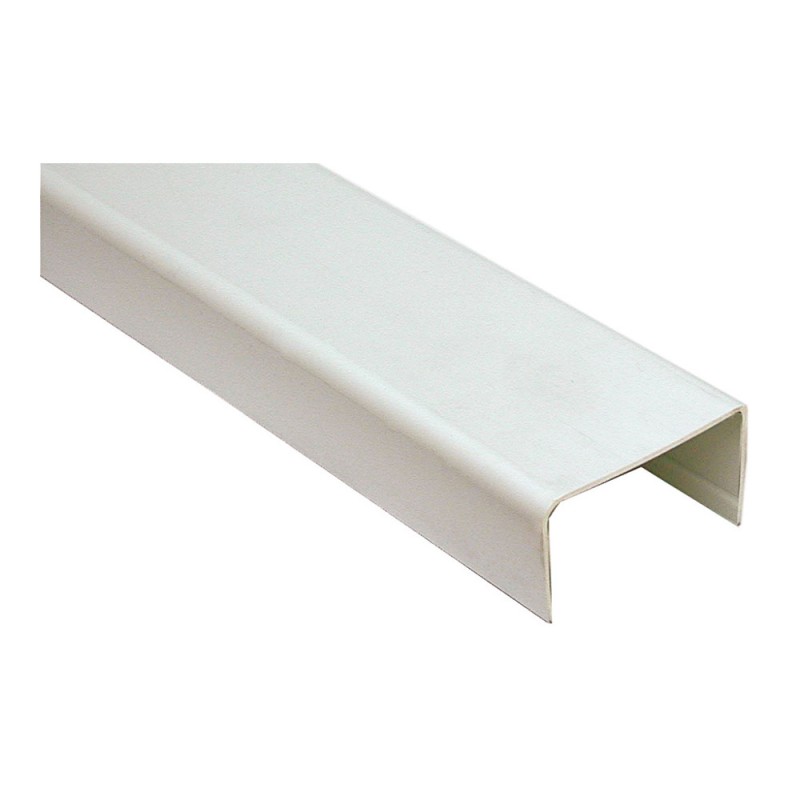 Tapa para canal clima de 60 x 100 mm. para soporte 66006 (precio por mts)