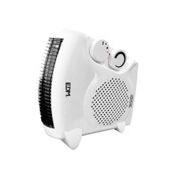 Calefactor compacto 2 en 1 vertical/horizontal 1.000 - 2.000 w blanco