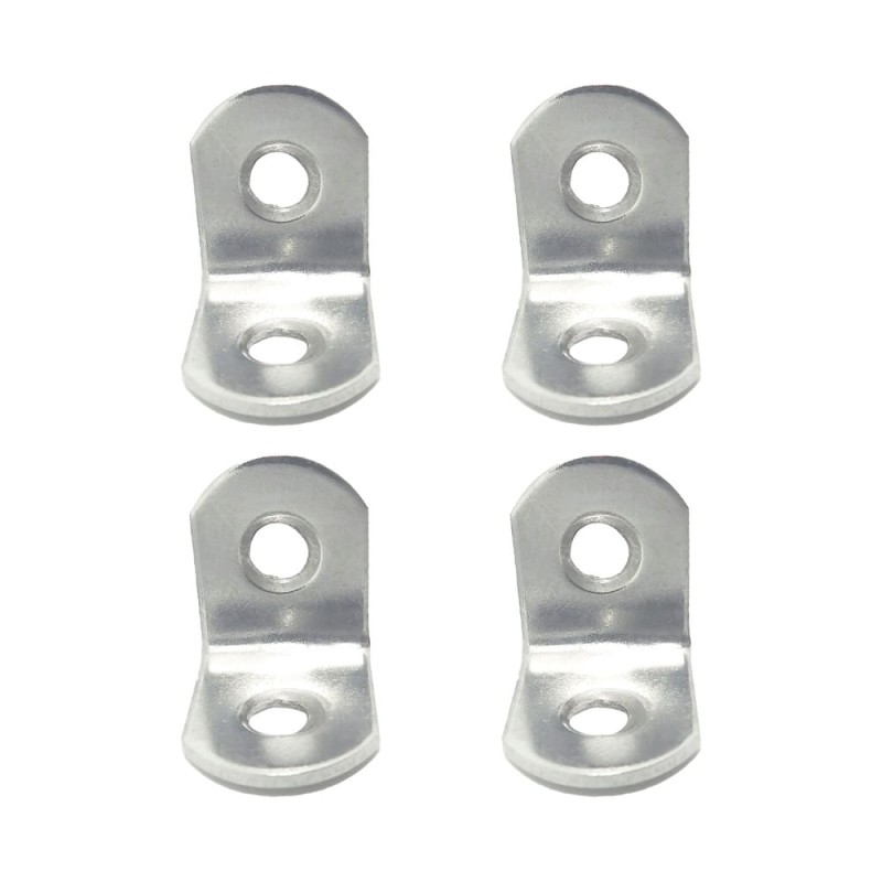Ángulo refuerzo an24, acero inoxidable, 20 x 20 x 16 mm. 4 unidades
