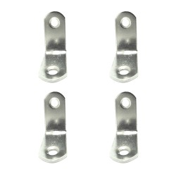 Ángulo refuerzo an24, acero inoxidable, 30 x 30 x 16 mm. 4 unidades