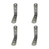 Ángulo refuerzo an24, acero inoxidable, 100 x 100 x 19 mm. 4 unidades
