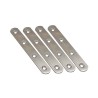 Placa recta unión plc14, acero inoxidable, 100 x 19 x 2 mm. 4 unidades
