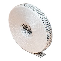 Cinta persiana pr26, blanco con moteado negro, 14 mm x 6 m