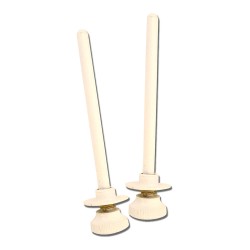 Seguro persiana pr09 blanco, 120 x 25 x 8 mm