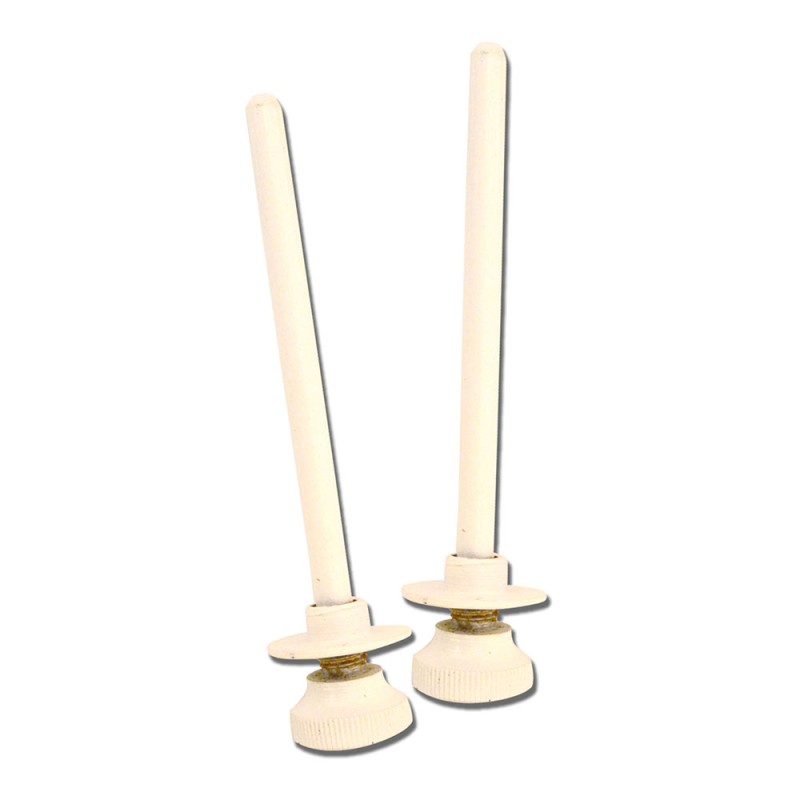 Seguro persiana pr09 blanco, 120 x 25 x 8 mm