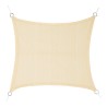 Toldo vela cuadrado beige 3,6 x 3,6 m