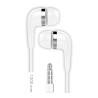 Auriculares bsk jack con micrófono, blanco