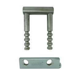 Candado ballesta cn12 con 3 llaves tubulares