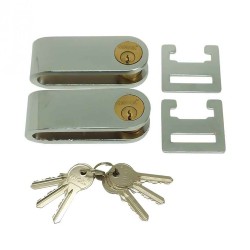 Candados reja ballesta cn16 con 3 llaves, 2 unidades