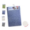 Alfombra de baño esculpida antideslizante, colores surtidos, 45 x 75 cm