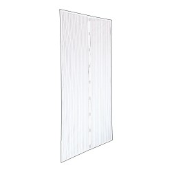 Mosquitera magnetica blanca 120 x 160 cm, 2 piezas 60 x 160 cm