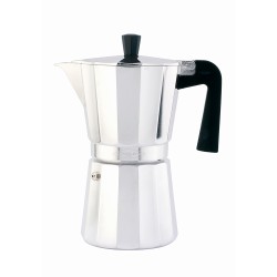 Cafetera de aluminio new vitro no apta para inducción, 3 tazas