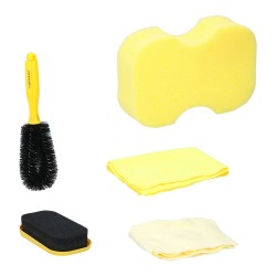 Set de limpieza para coche, 5 piezas