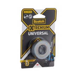 Cinta americana extremium 3, universal, gris 19 mm x 3 m
